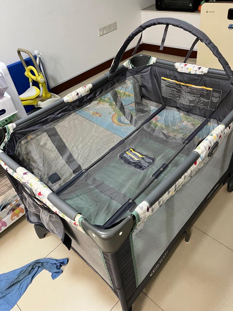 Portable Graco playpen price negotiate able Babies Kids Infant Playtime on Carousell