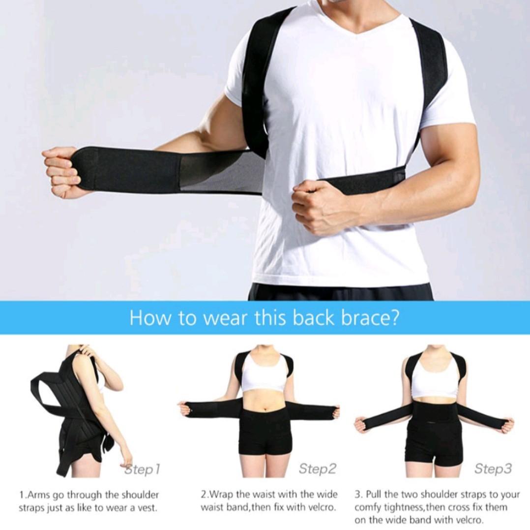 Posture corrector (Category: Braces, Support & Protection) located in Manila. Submitted by bpbpbpmiel (Listing ID 1188386838, Image 2). Description: posture corrector for scoliosis used only twice RFS: already have new brace.