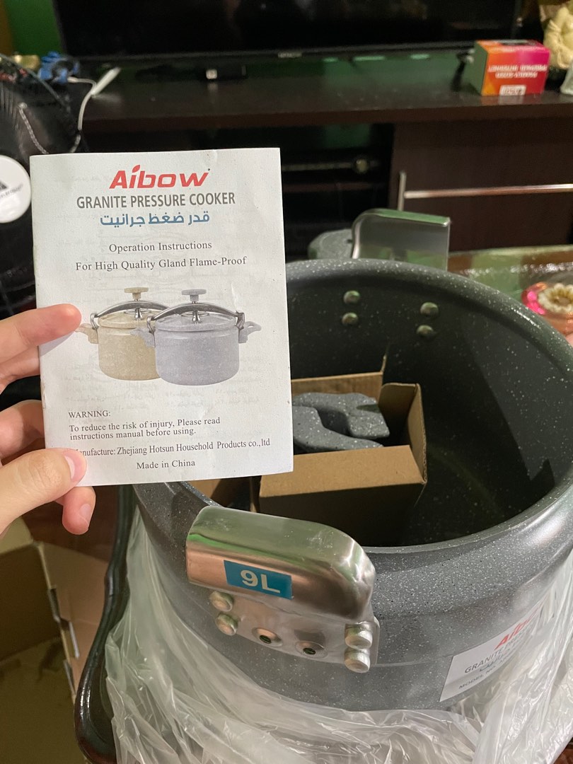 Pressure Cooker (Granite) 9L, TV & Home Appliances, Kitchen Appliances