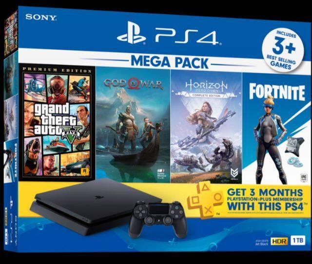 Ps4 slim sale mega pack 1tb