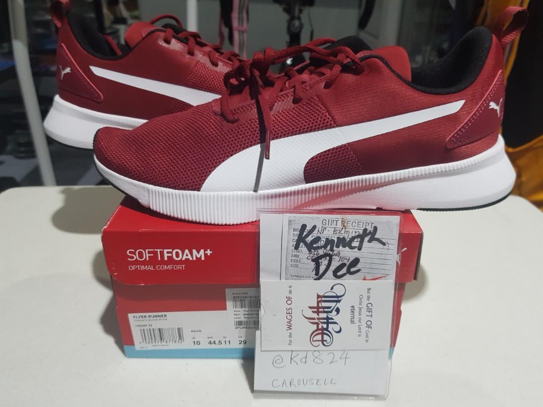 Puma soft foam red shoes hotsell