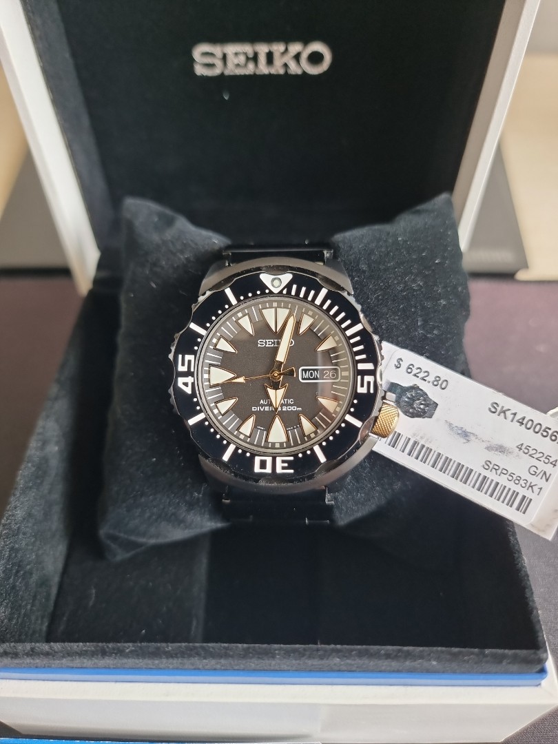 Please read!) Seiko Black Ion Monster Gen 2 SRP583K1 SRP583, Men's Fashion,  Watches & Accessories, Watches on Carousell