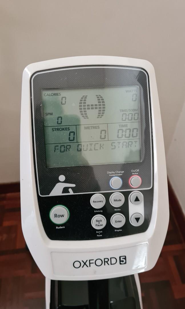 Horizon oxford 5 rowing machine top