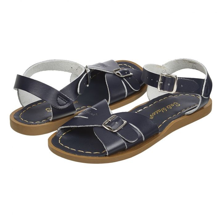 All freezer Bet SW6/EU38/UK5 Saltwater Sandals classic adult navy ladies shoes 24cm,  Women's Fashion, Footwear, Sandals on Carousell