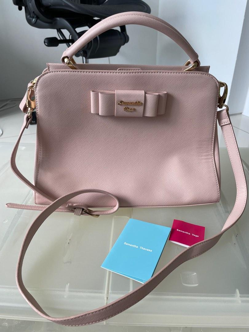 Samantha Thavasa Vega pink satchel bag Women s Fashion Bags