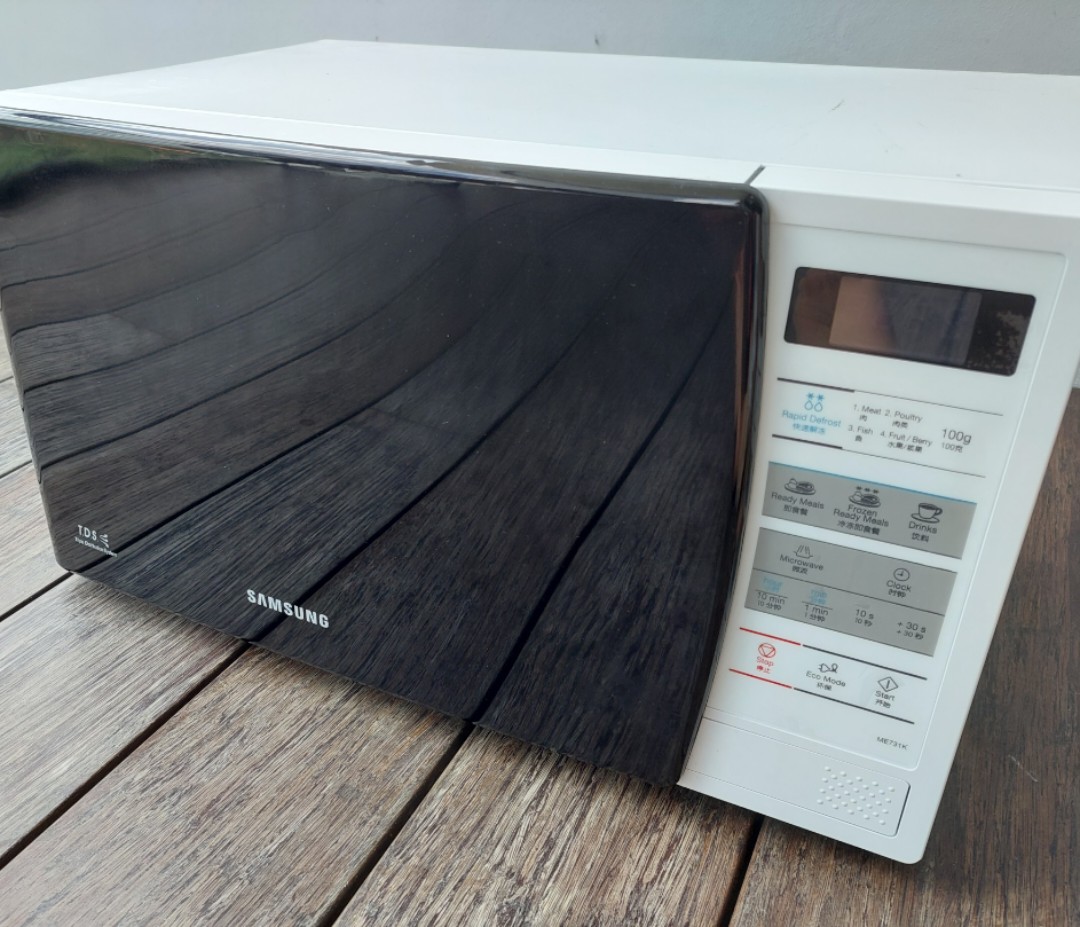 SAMSUNG ME731K/XSP, Solo Microwave Oven with Ceramic Enamel, 20L, TV