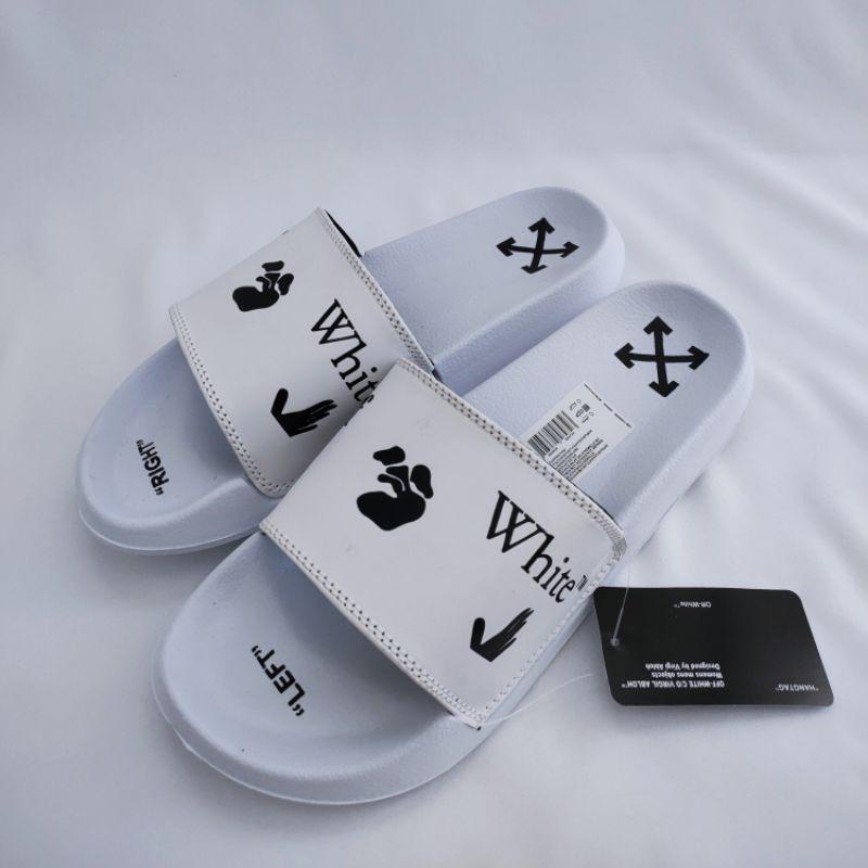 Sandal slop off sale white