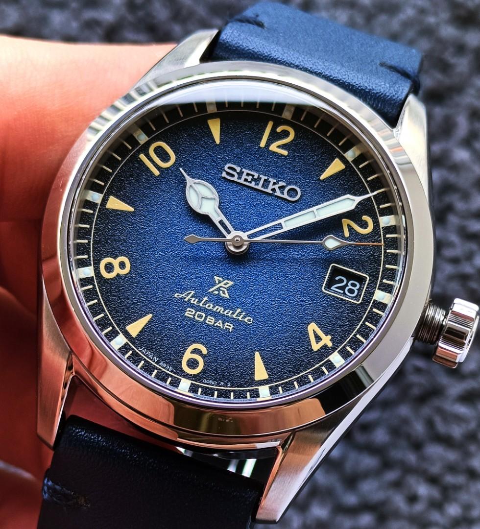 Seiko Alpinist Blue Fume Automatic Prospex Divers Watch SPB157J1, Men's  Fashion, Watches & Accessories, Watches on Carousell