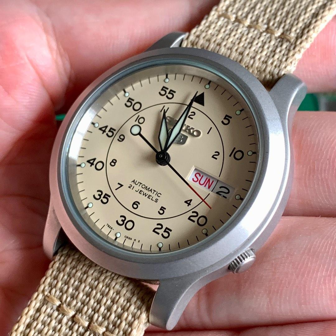 Seiko military hotsell watch series snk803k2