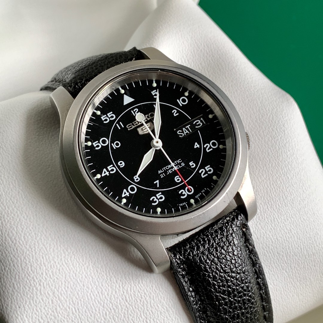 Seiko Military SNK809 Automatic 21 Jewels Watch Men s Fashion