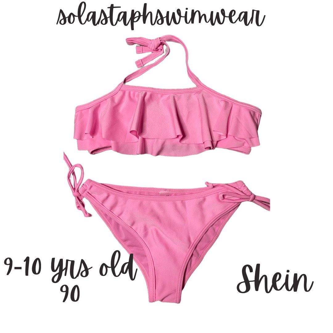 Shein Kids Pink Swimsuit 910 yrs old, Babies & Kids, Babies & Kids