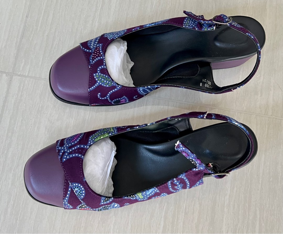 Singapore Airlines In flight Manager Shoes SQ SIA Purple