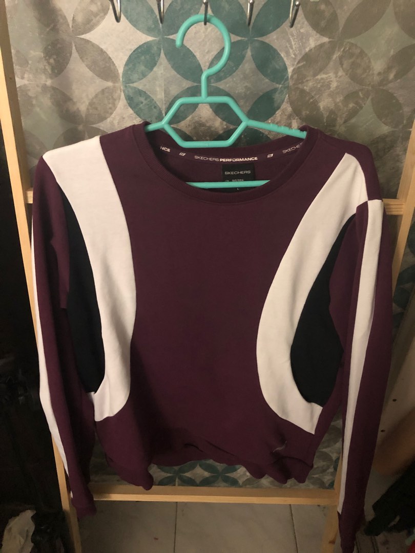 Skechers sweatshirts womens brown hotsell