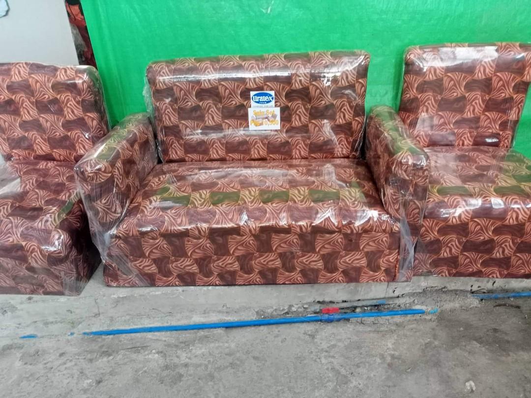 SOFA SET & KING SIZE BED(URATEX) PROMO PACKAGESALE, Furniture & Home