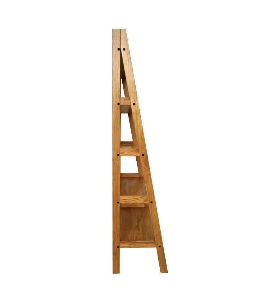Solid Teak Wood Ladder Shelf, Furniture & Home Living, Furniture