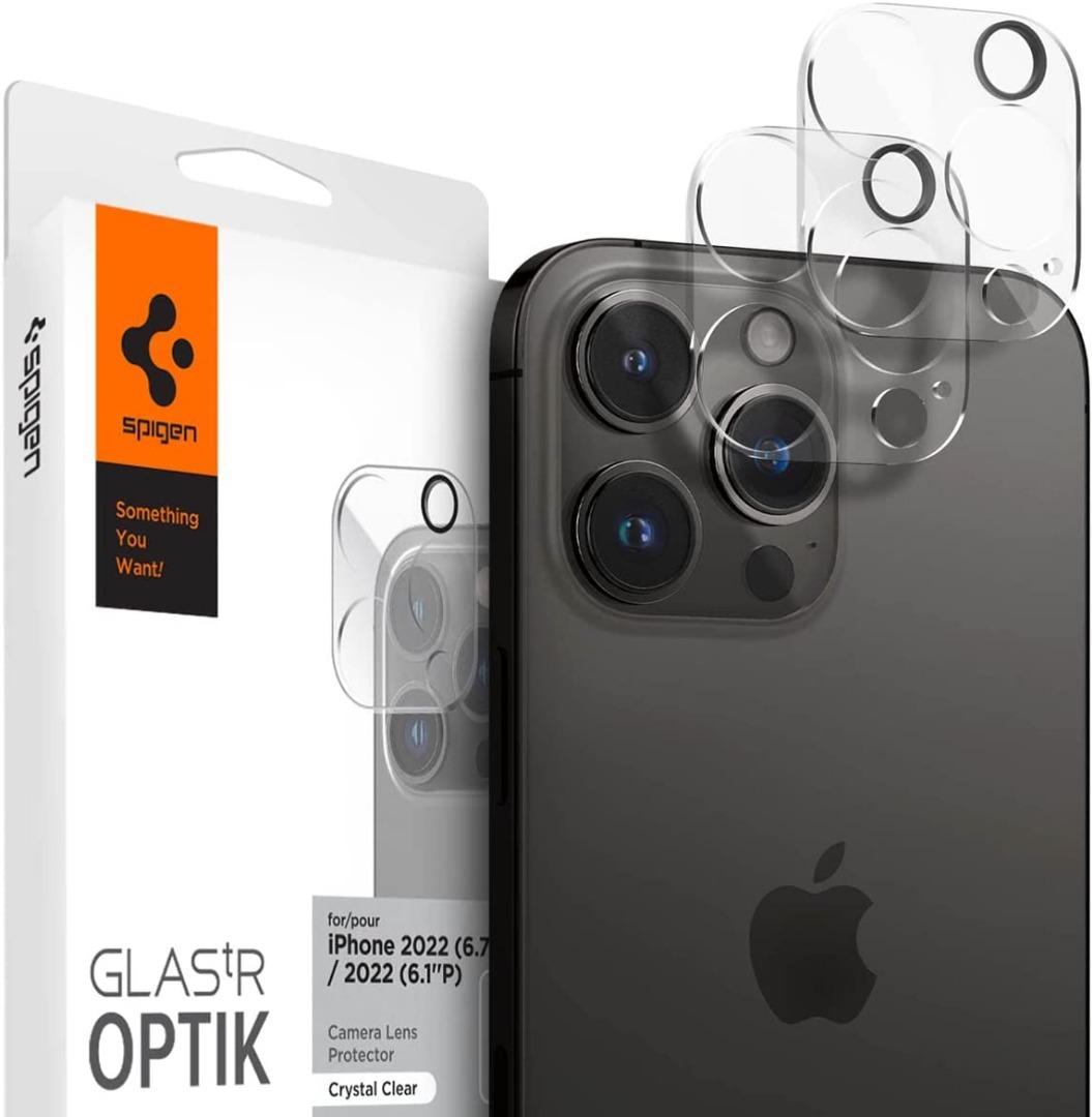 Spigen Optik Tempered Glass Camera Lens Protector for iPhone 14 Pro