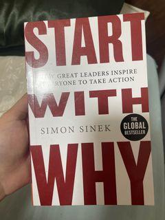 START WITH WHY Self Help book by SIMON SINEK