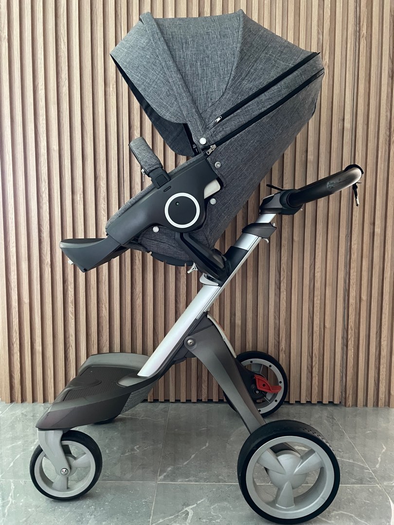 Stokke Xplory Stroller in Grey Melange Babies Kids Going Out Strollers on Carousell