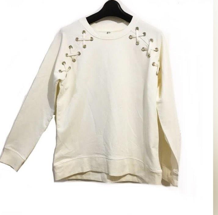 Stradivarius sweatshirt (Category: Coats, Jackets and Outerwear) located in Quezon City. Submitted by cherish_stuff (Listing ID 1188244551, Image 1). Description: Non nego.