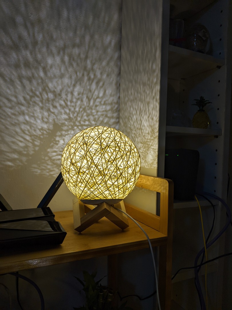 table lamp with long cable