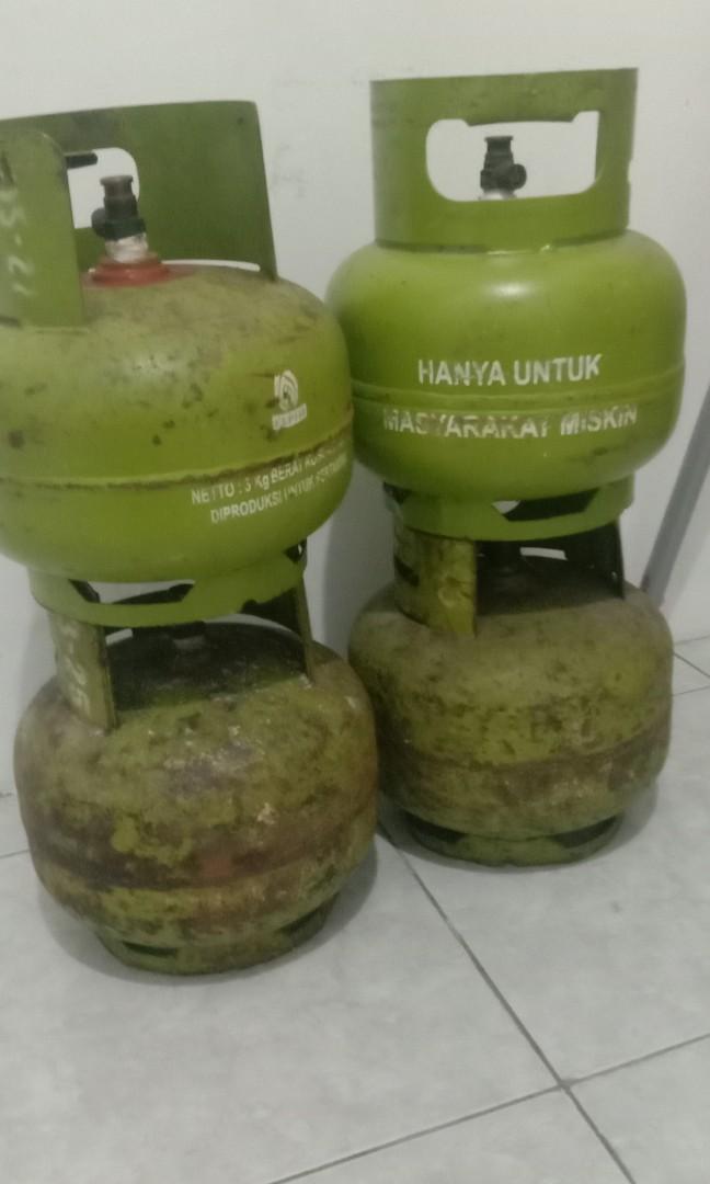 Tabung gas elpiji 3kg, Kitchen & Appliances di Carousell