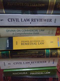 TAXATION/ CIVIL LAW/COMMERCIAL LAW/REMEDIAL LAW/NEGOTIABLE INSTRUMENTS LAW/POLITICAL LAW