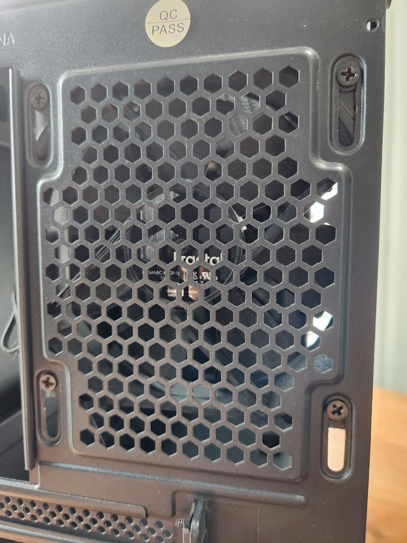 Pc Rear Tecware mATX PC Case with Fractal Design Dynamic X2 GP-12 Fan (Rear ...