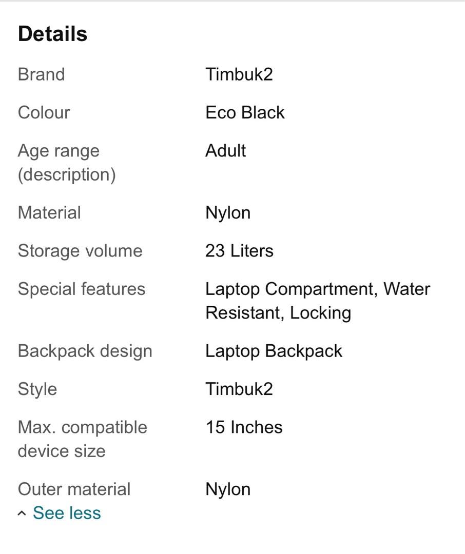 timbuk2 lightweight pannier