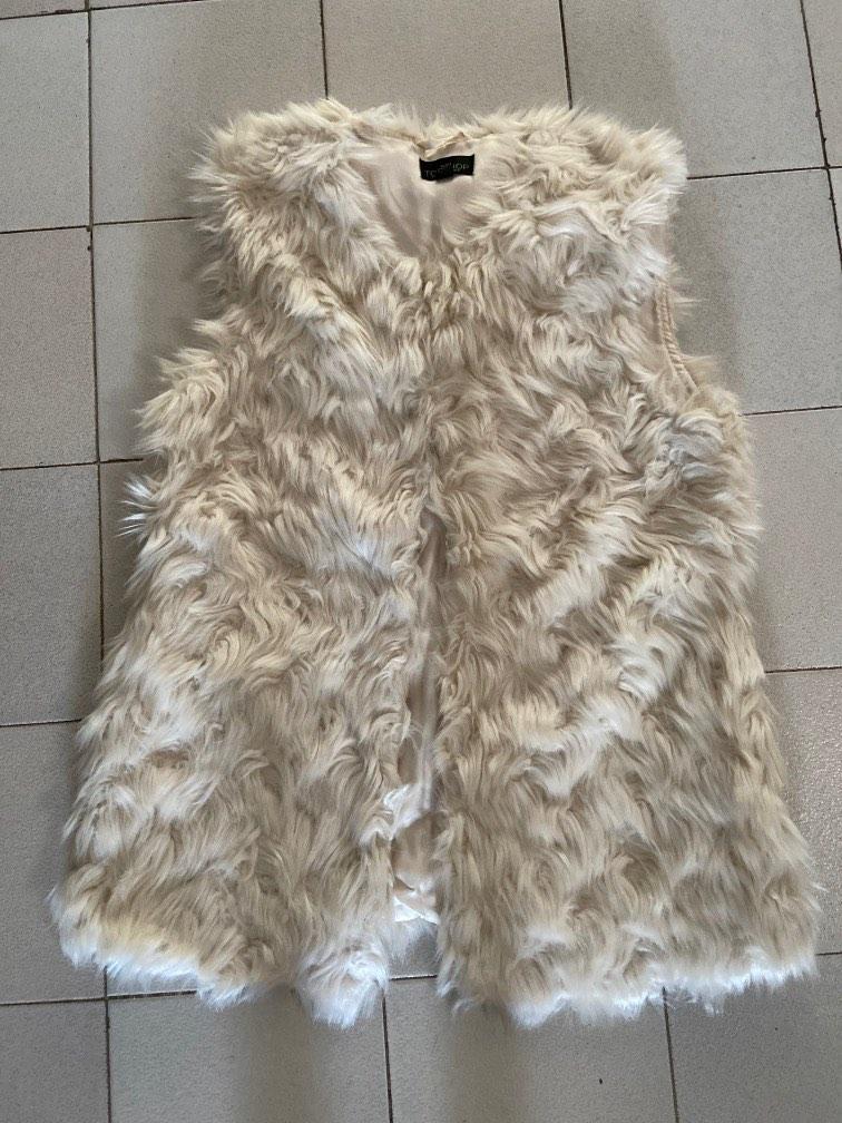 Topshop fur clearance vest