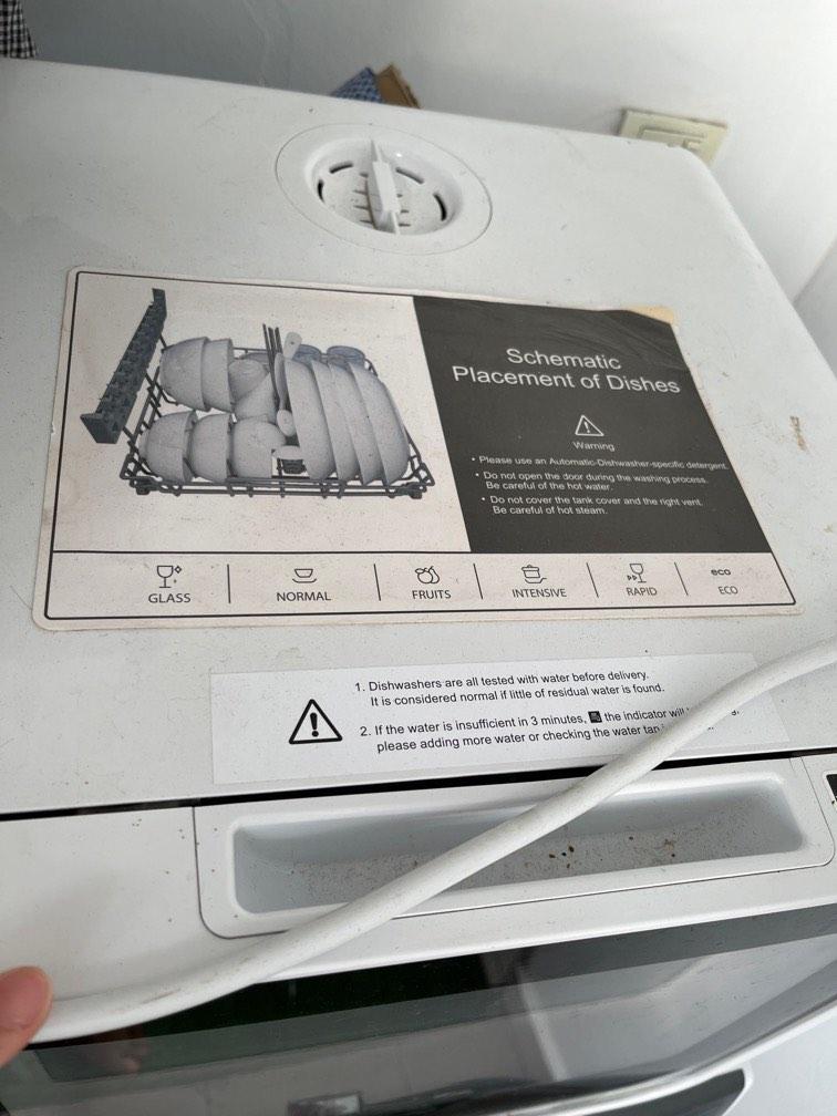 Toshiba table top dishwasher, TV & Home Appliances, Kitchen Appliances