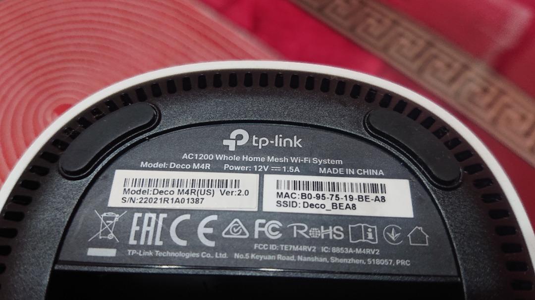 TPLink Deco M4 / M4R , AC1200 Whole Home Mesh WiFi System, Computers