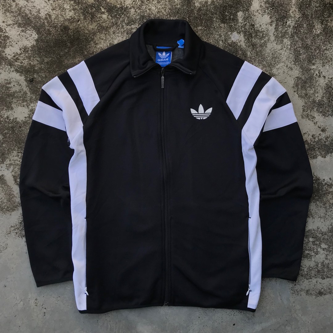 Tracktop adidas Trefoil fc jaket Fesyen Pria Pakaian Baju