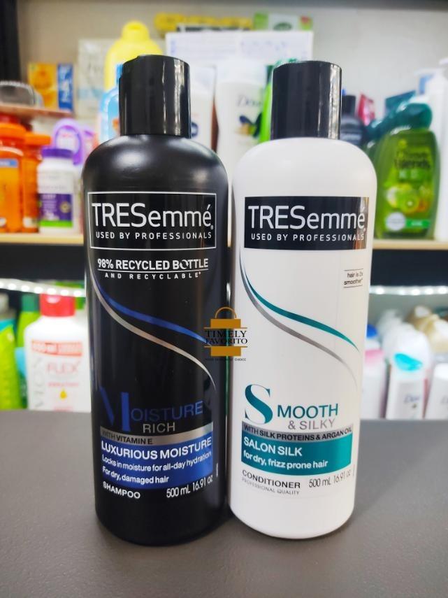 ❌SOLD OUT❌ TRESemme Shampoo/Conditioner 500mL (Category: Hair) located in Pasay City. Submitted by timelyfavorito1 (Listing ID 1188356423, Image 1). Description: IMPORTED! TRESemme Moisture Rich Shampoo 500mL The TRESemme Luxurious Moisture Shampoo system for dry hair delivers optimised hydration that targets dryness and helps lock in moisture where your hair needs it most. This moisturising shampoo delivers a salon-healthy look and enviable shin