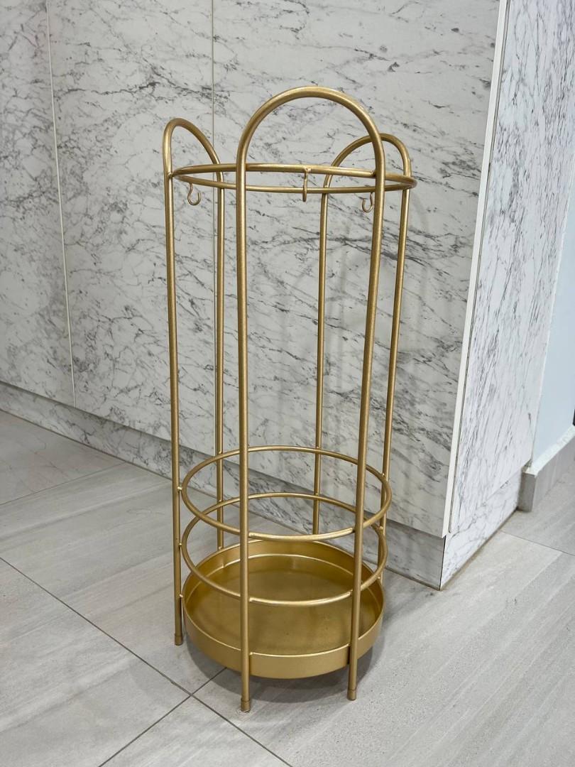 Umbrella stand (Gold), Furniture & Home Living, Home Decor, Other Home