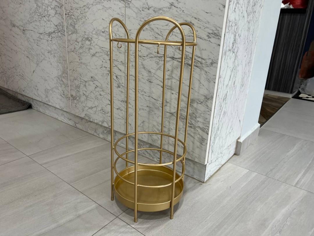 Umbrella stand (Gold), Furniture & Home Living, Home Decor, Other Home