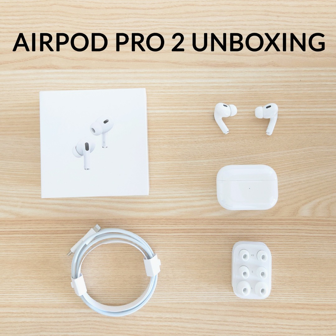 Unboxing Set] Apple AirPods Pro (2nd generation), Audio, Headphones &  Headsets on Carousell