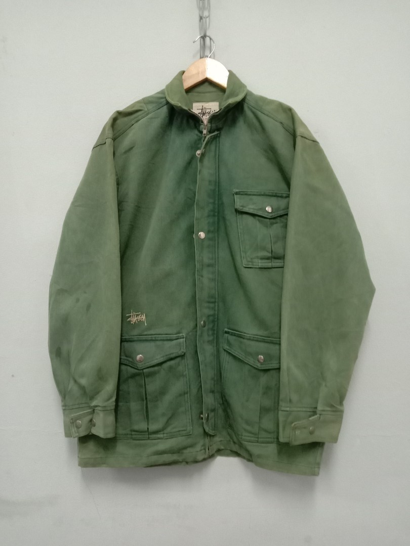 Vintage 80s 90s Stussy Outer Gear Jacket, Men's Fashion, Coats ...