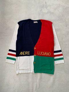 Vintage Andre Luciano Italy Cardigan Sweater Sweatshirt