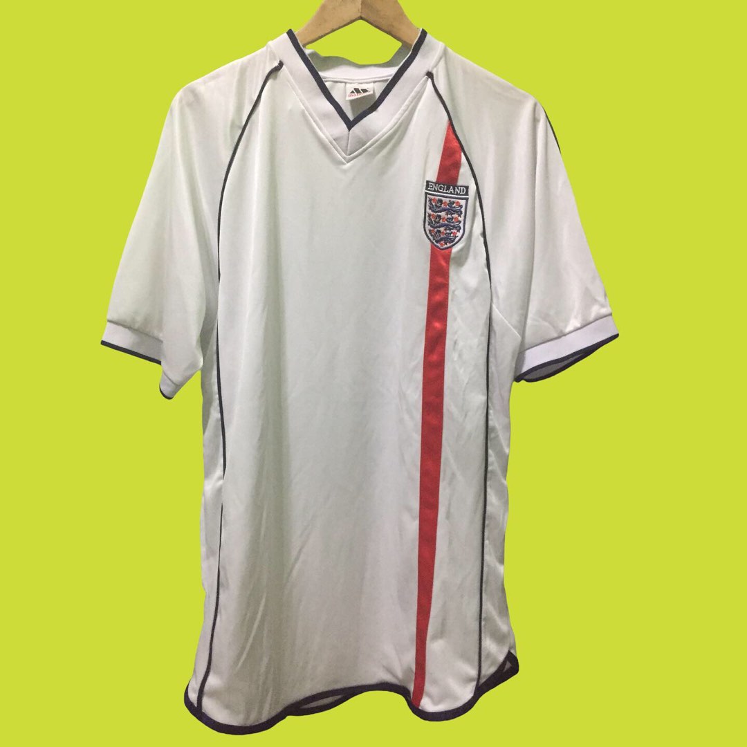Vintage England Football Jersey Shirt, Men's Fashion, Activewear on