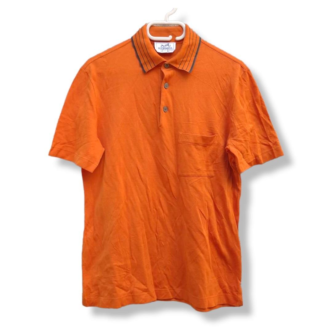 Authentic Vintage Hermes Polo shirt with logo on pocket 🧡, Luxury