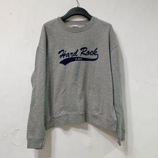 Vintage Sweater Hard Rock Grey All Size