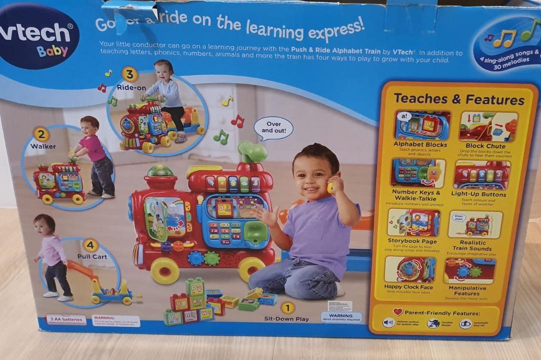V-Tech Push and Ride Alphabet Train, Babies & Kids, Infant Playtime on ...