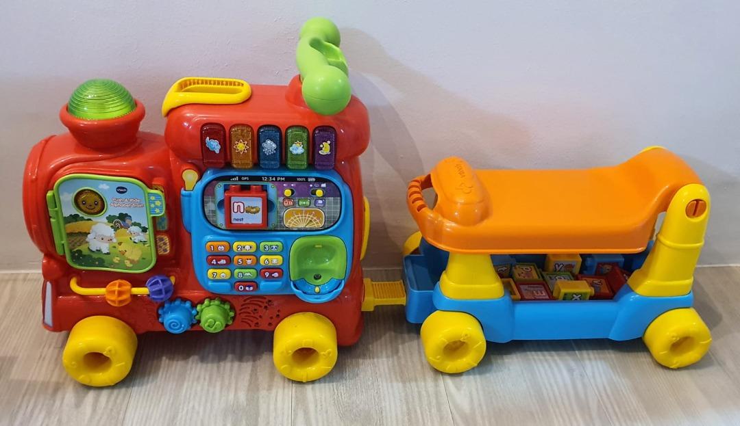 Vtech push and ride alphabet hot sale train battery replacement