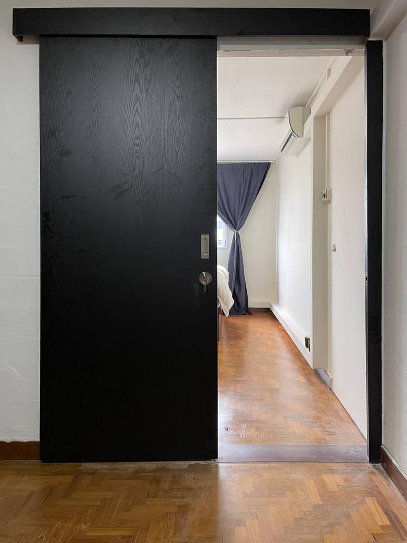 Wooden Sliding door Singapore, Furniture & Home Living, Security