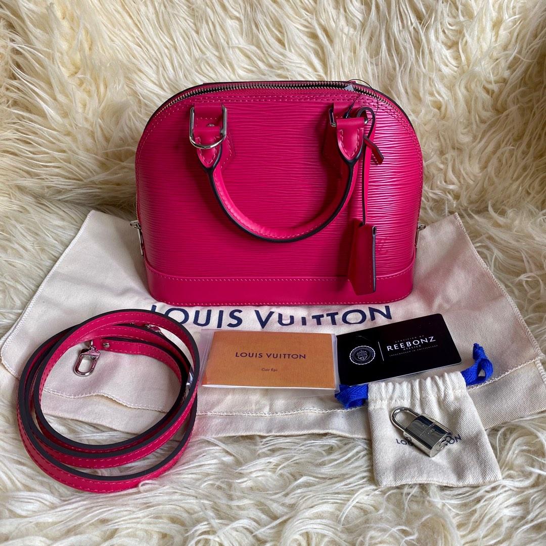 Louis Vuitton EPI Alma PM Hot Pink