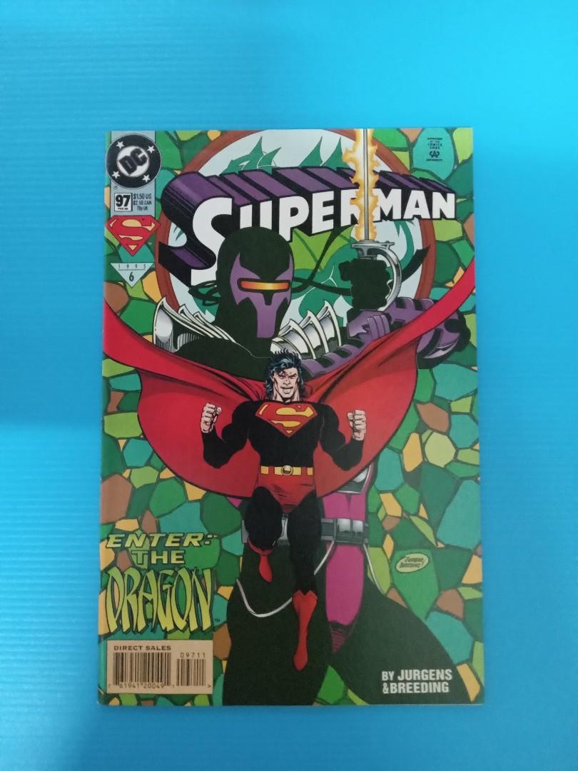 1st Cover And Full App Of Shadowdragon Supervillain Superman 97 Dan Jurgens Cover Art 