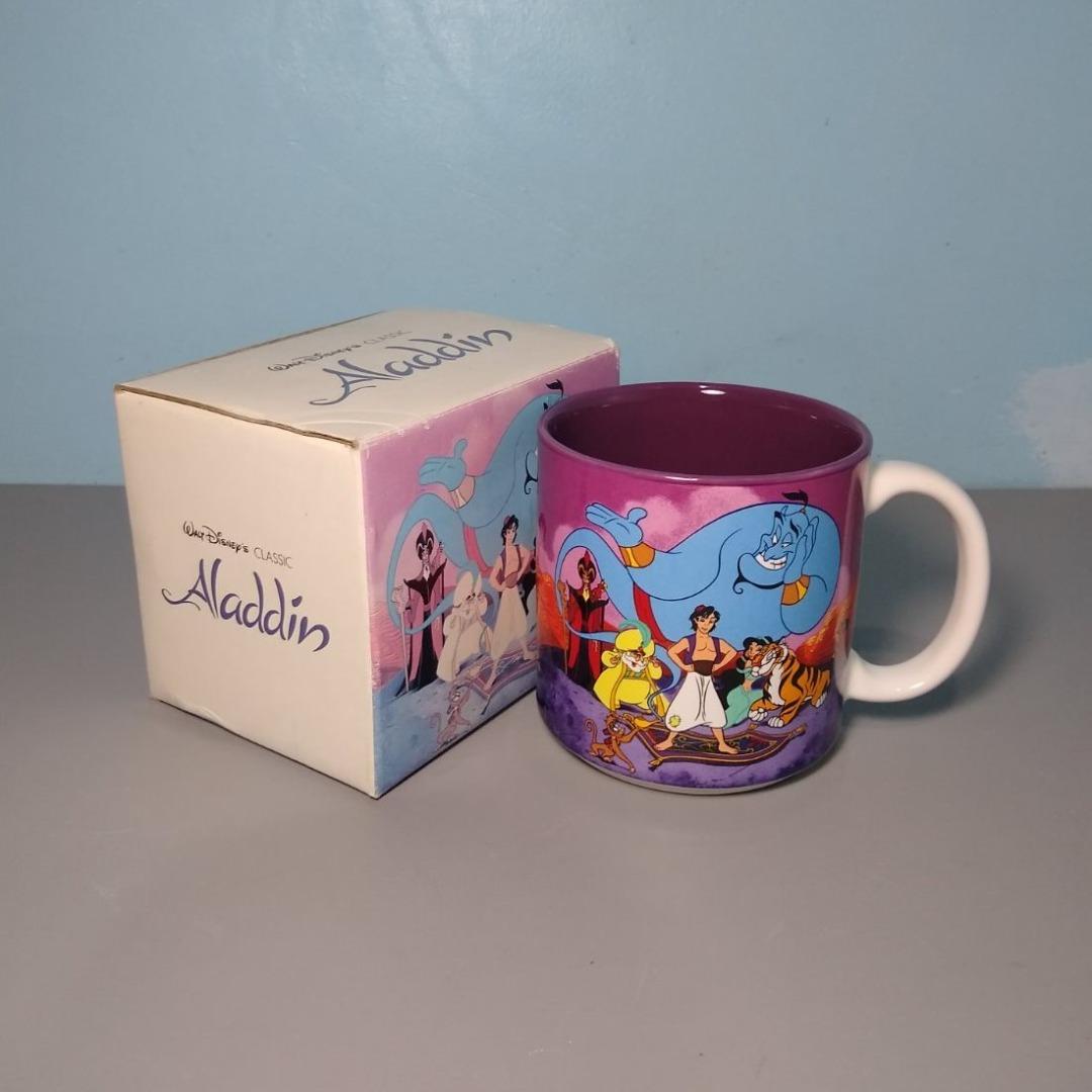 Vintage Walt Disney Classic Aladdin Coffee Mug Made in Japan with Box