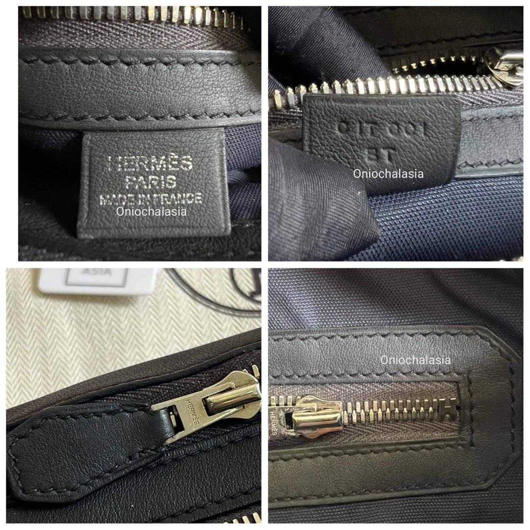 Hermes Cityslide Cross PM Men'sTaurillon Cristobal Leather Black Limited  Edition