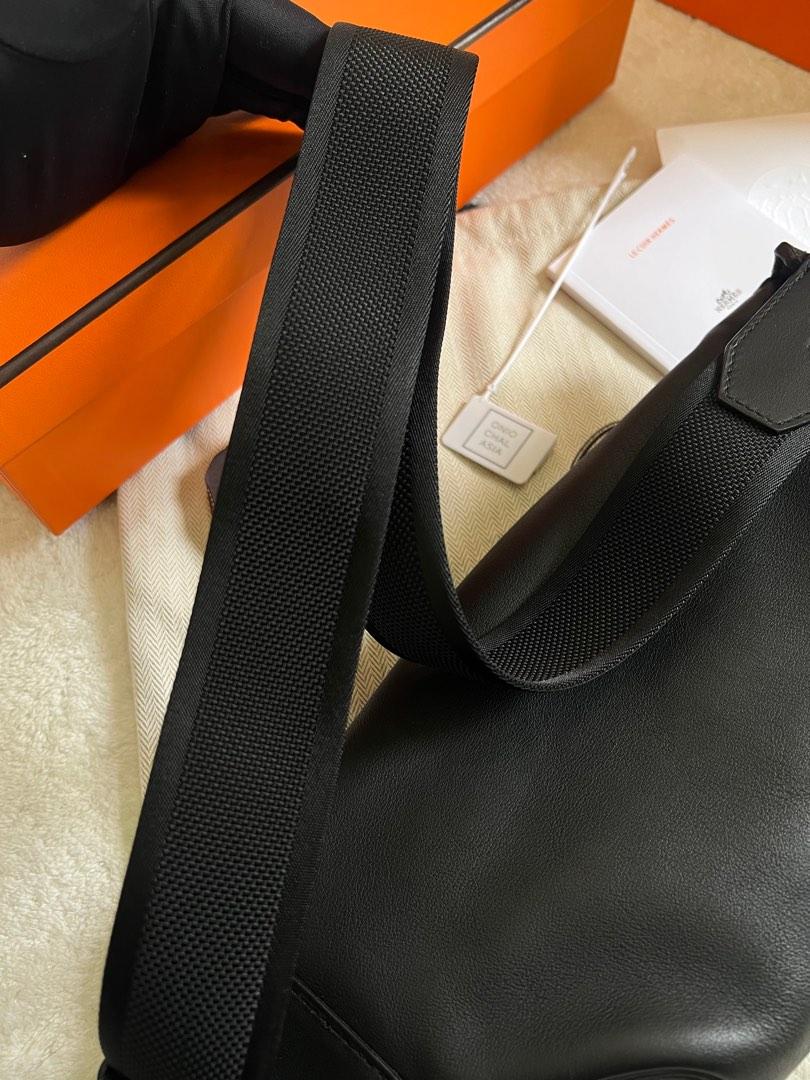 $6975 Hermès CitySlide PM Bumbag in Taurillon Cristobal Leather