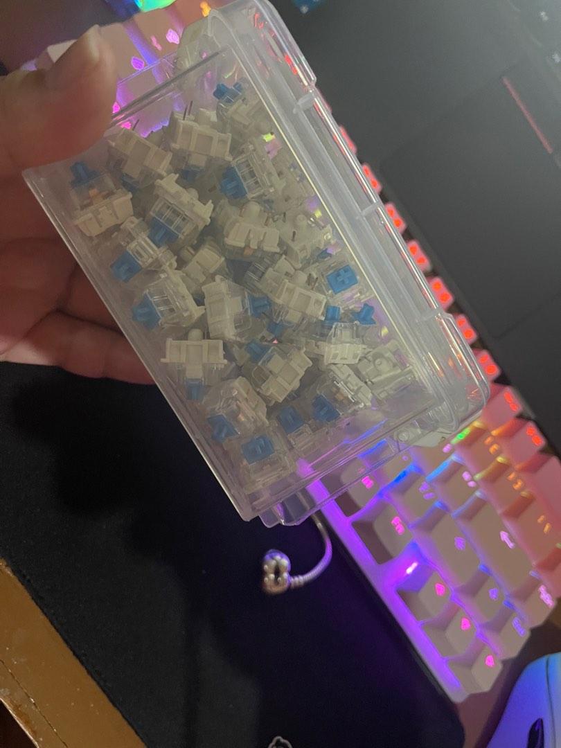 84 pcs Gateron Blue Switches, Computers & Tech, Parts & Accessories ...